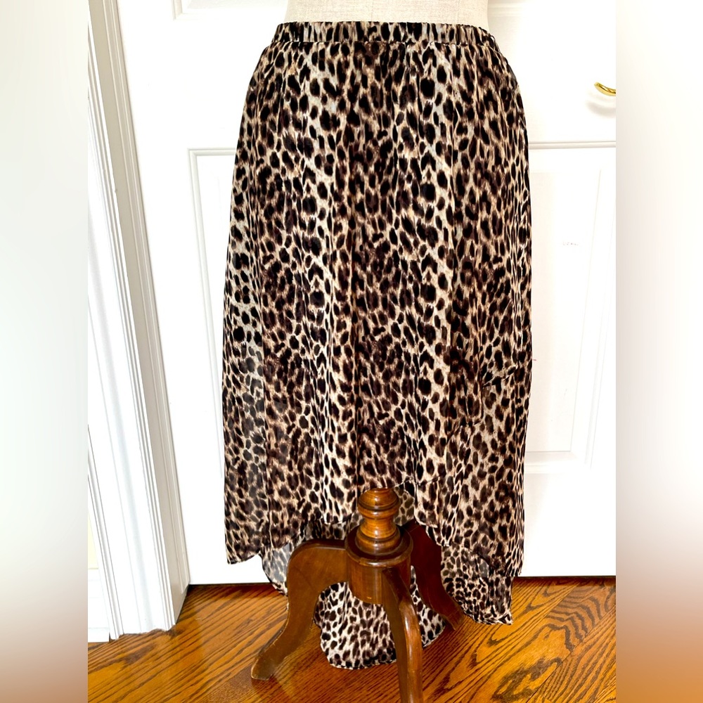🐆 High-low Cheetah Print Skirt 🐆
